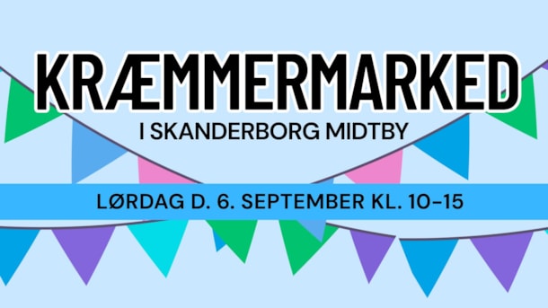 Kræmmermarked i Skanderborg midtby