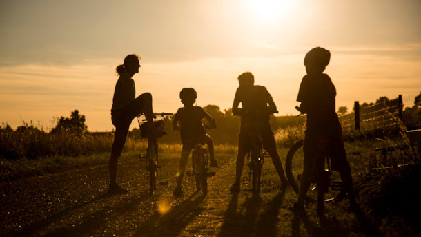 På to hjul i Søhøjlandet
