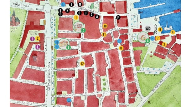 Tidsrejsen 2 - Bykort med locations