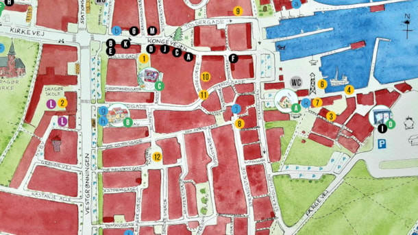 Tidsrejsen 2 - Bykort med locations