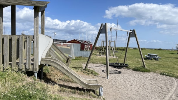 The playground by the harbor